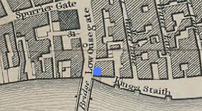 3, Low Ousegate, York, current map
