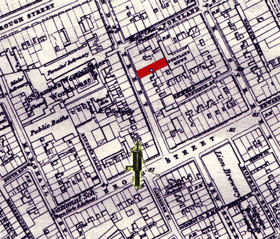 Map at 6 Poland Street