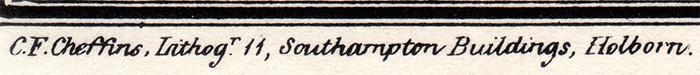 C.F. Cheffins, drawer of Map 2