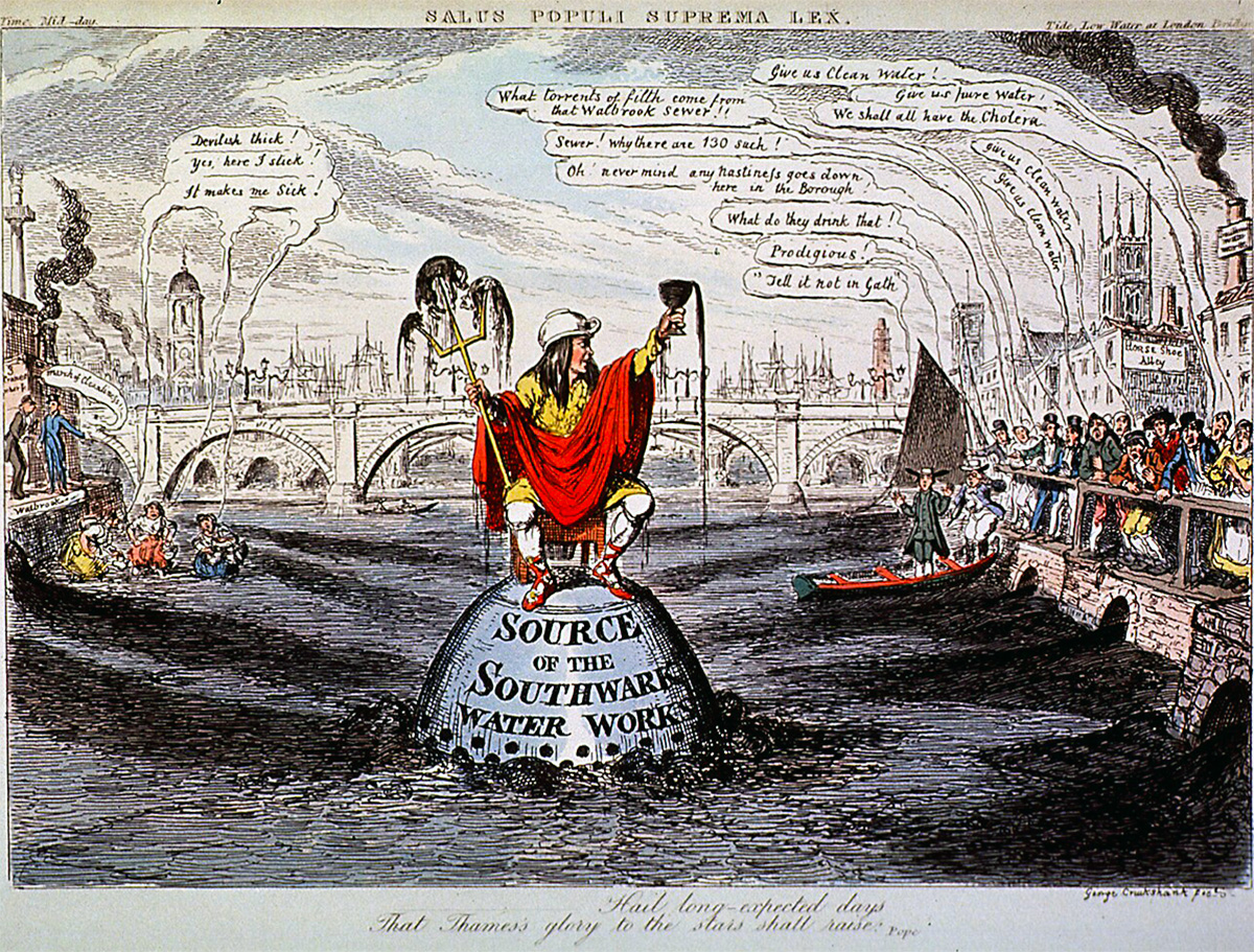George Cruickshank cartoon, Salud Populi Suprema Lex_1832