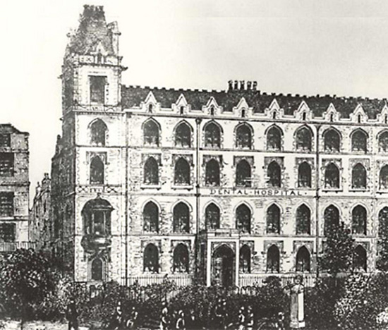First dental hospital in England, 1858