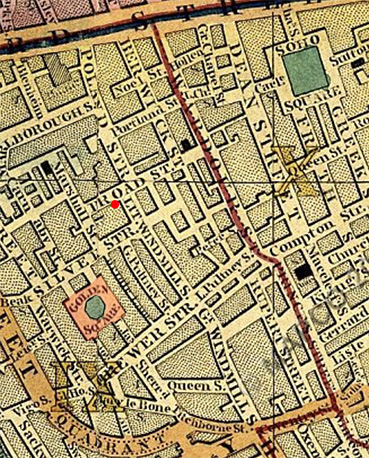 map of Golden Square