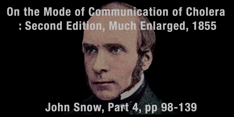 On the Mode of Communication of Cholera, 1855, Part 2
