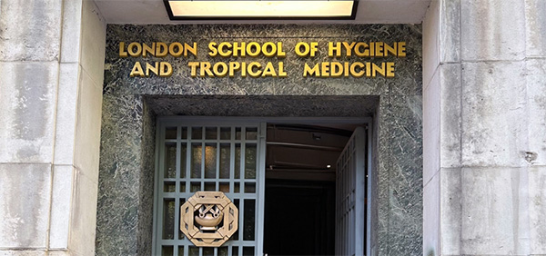 Front door of LSHTM