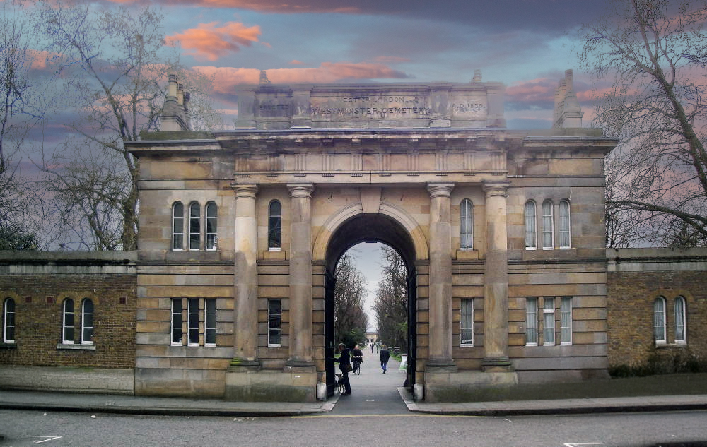 North Gatehouse, Brompton Cemetery