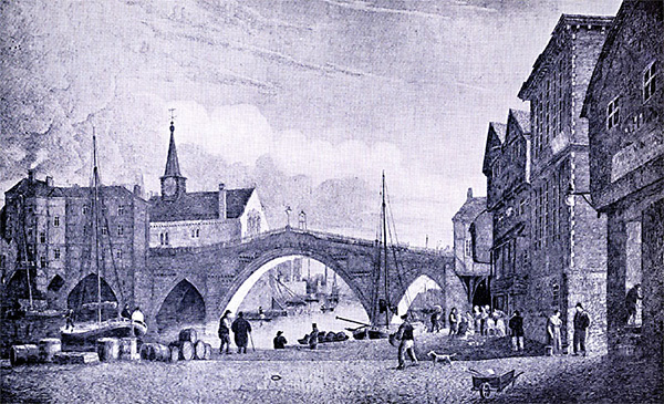 Ouse River Bridge by Snow's birth home