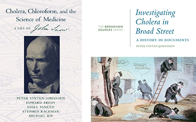two book covers, Peter Vinten-Johansen