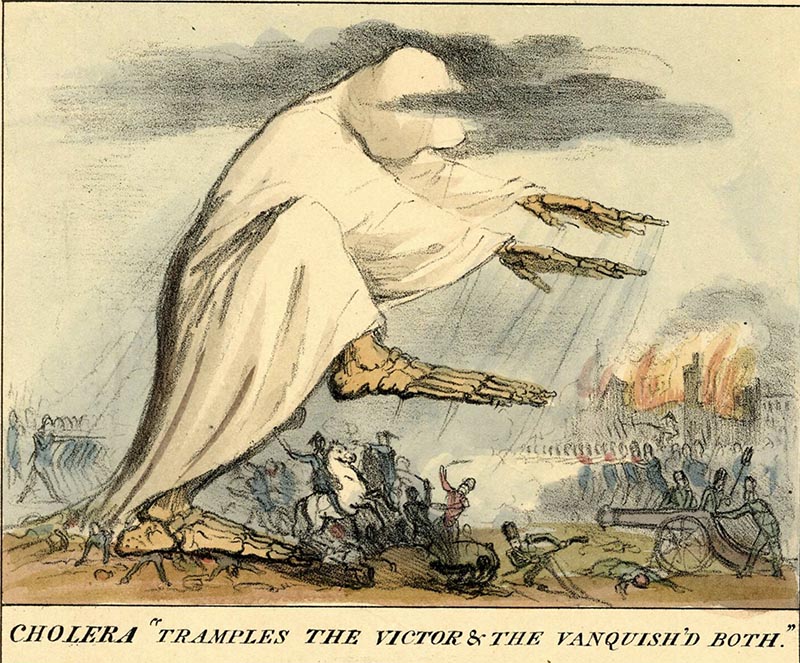 Cholera Tramples Victors and Vanquished