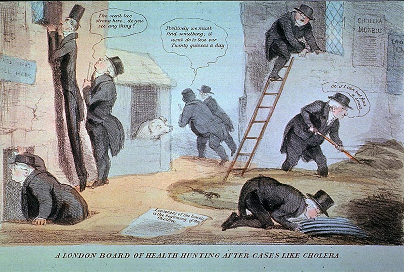 London Board of Health lookiing for cholera