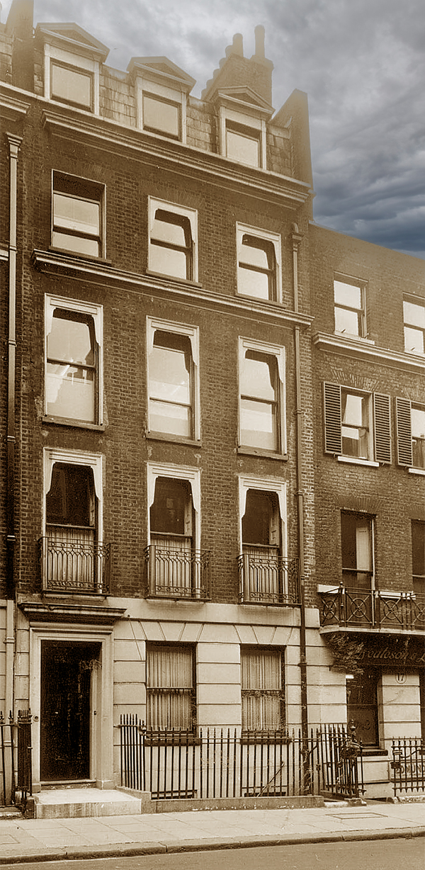 Snow's third home at 18 Sackville Street