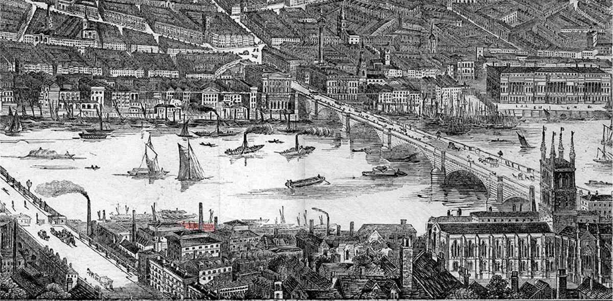 panorama with Soutwark Water Company