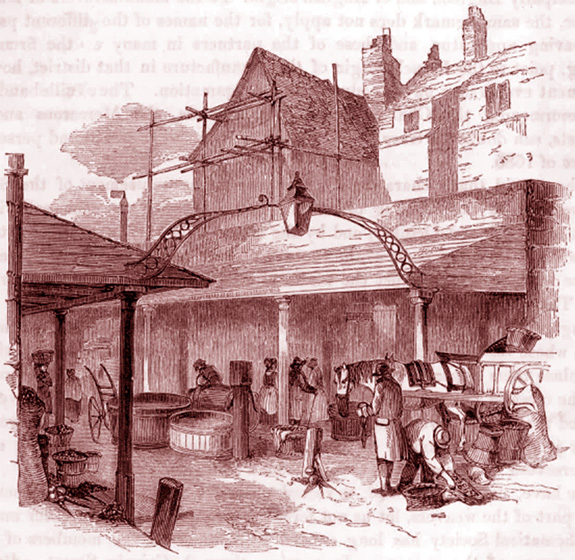 Spitalfields Market, 1851