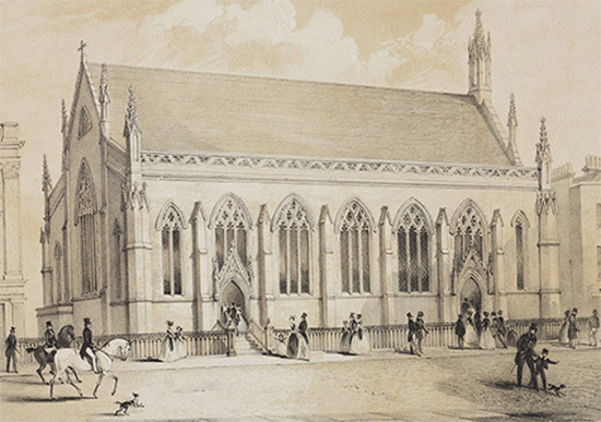image c1840 of St Lukes Berwick Anglican church