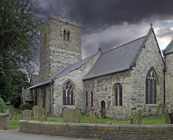 St. Mary' parish church, Bishophill, next to Dodsworth School