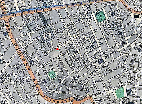Stanform Map, 1862-65, BSP