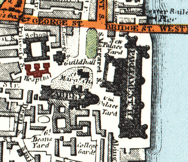 Davies map of Westminster Hospital