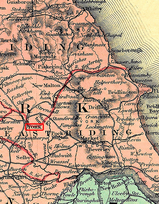 1856 map, York Region