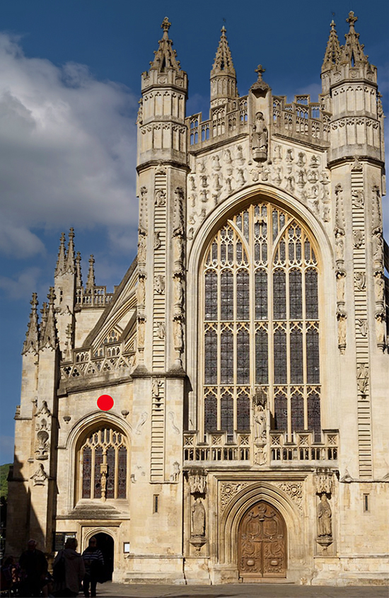 Bath Abbey, outside view