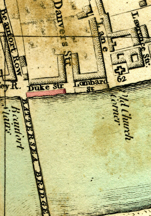 Cases 4-10, 1818 Map