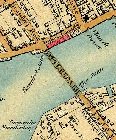Cases 4-10, 1850 Map