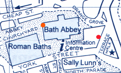 Map of Abbey and Empson home