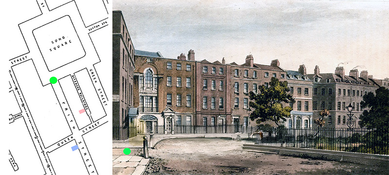 map enterng Soho Square