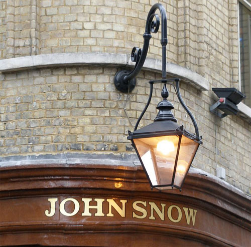 front entry to pub