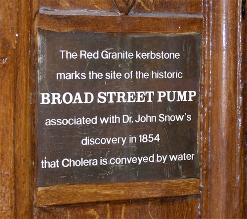 plaque describing red curbstone