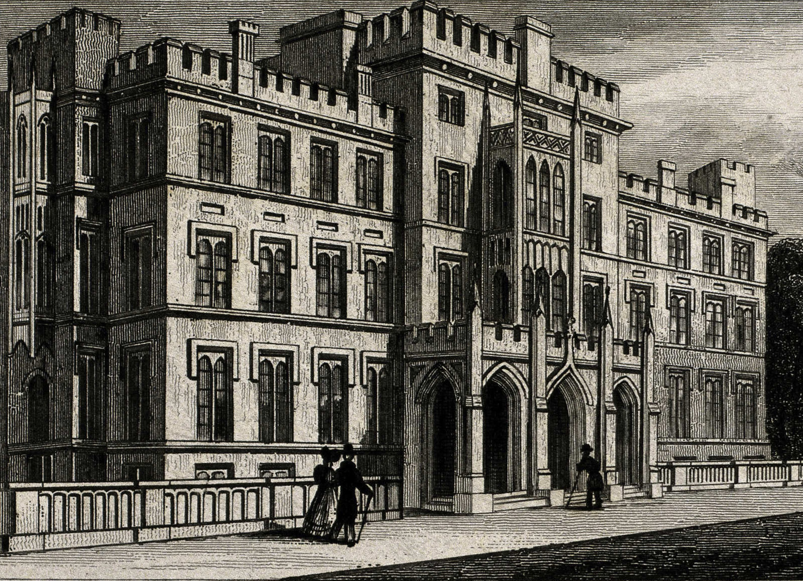 image of Westminster Hospital in 1834